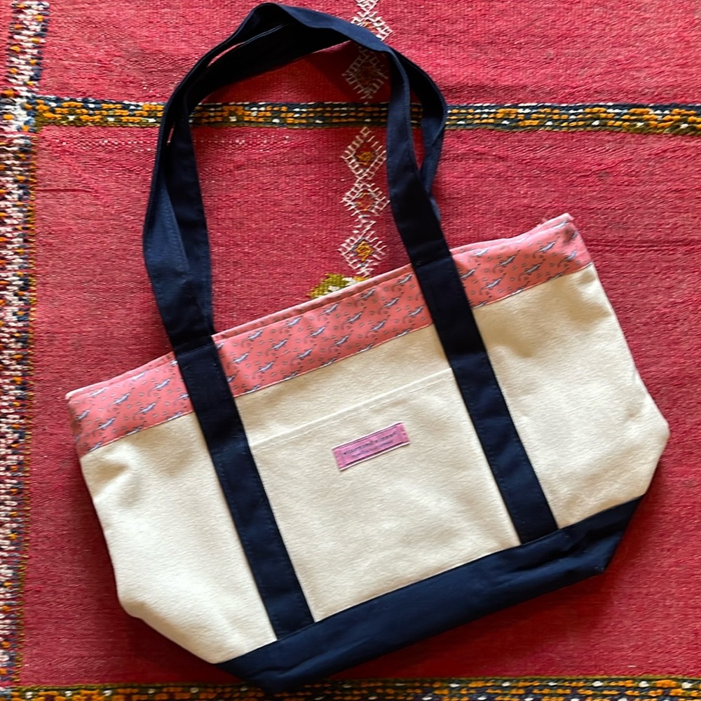 Vineyard Vines Canvas Tote Bag - Geckos